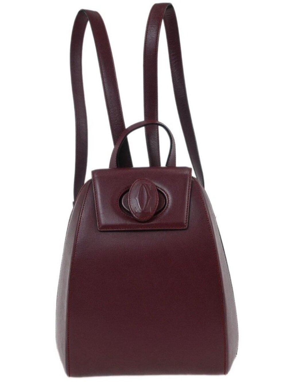 Cartier Bordeaux Leather Backpack L27 AQ00470